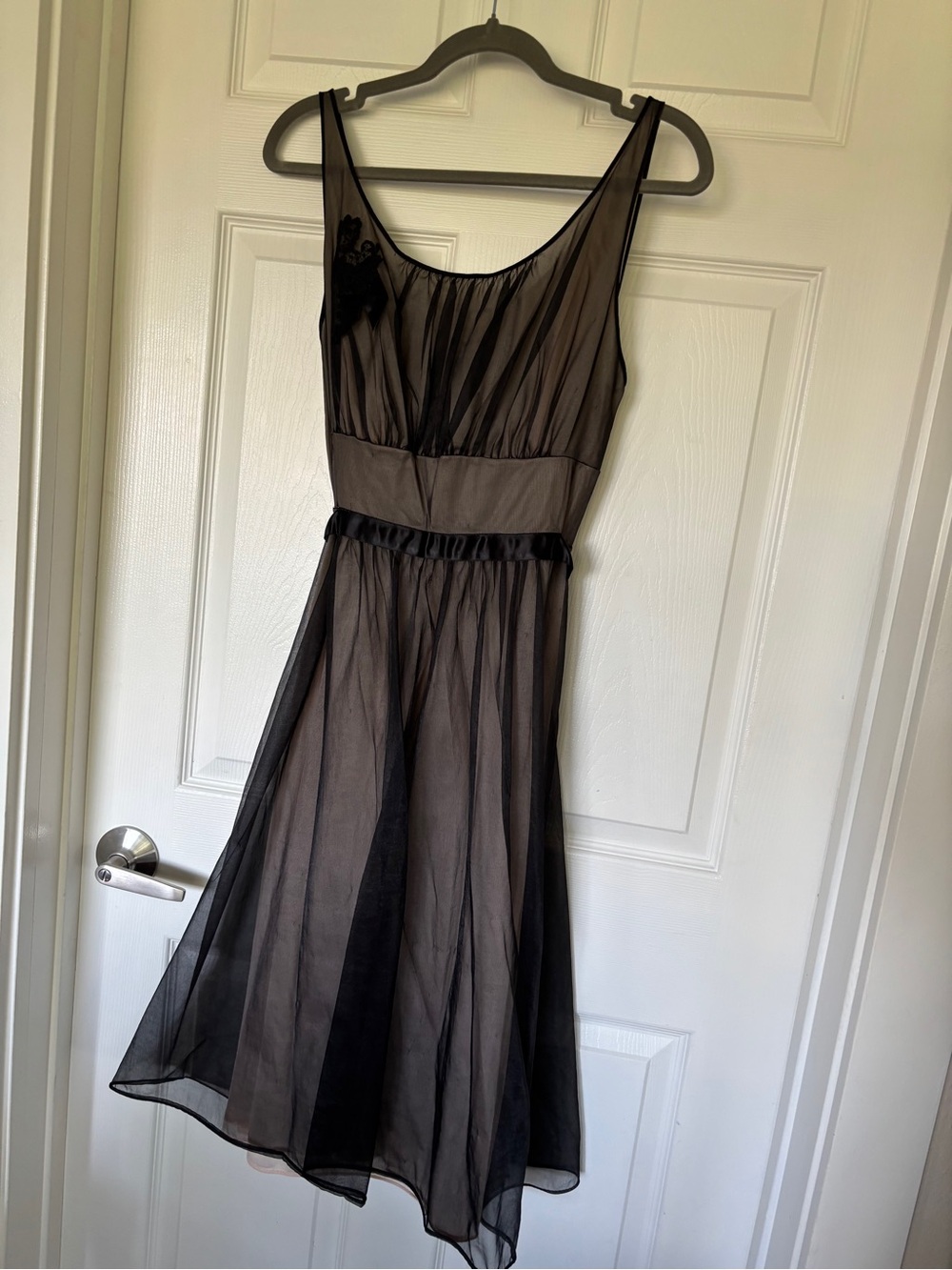 Vanity Fair Sheer Black Vintage Dress